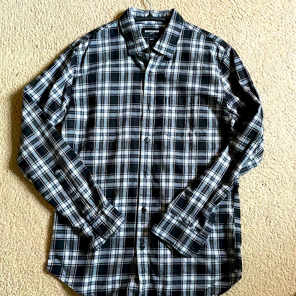 Bonobos plaid flannel button down